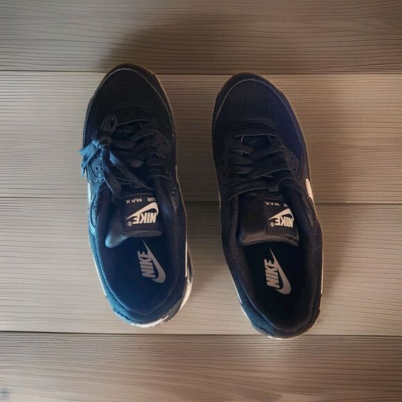 Size 7.5 - Nike Air Max 90 Black White W - Picture 5 of 6